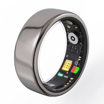 Bluetooth Android Smart Ring for Sleep Tracking, Health Monitoring, and Blood Pressure/Oxygen Measurement