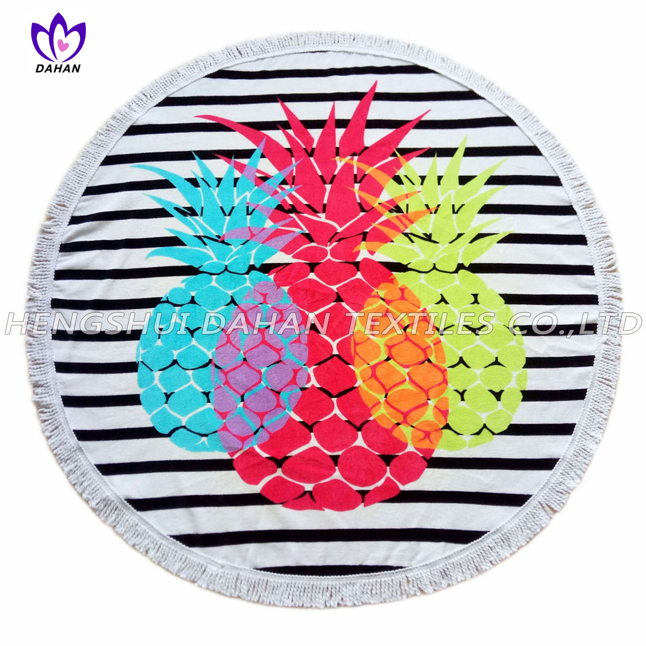 100%cotton reactive printing beach towels