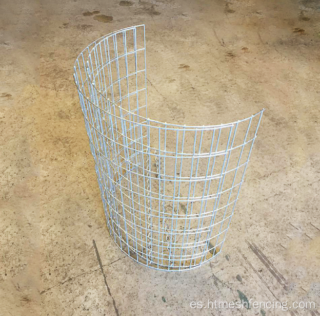 Caja de gabion soldado galvanizado en caliente