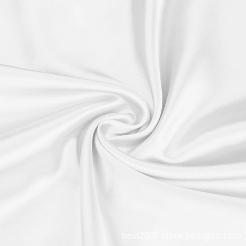 Modern Customizable Ice Silk Satin Four-Piece Bedding Sheet Set with Pillowcase