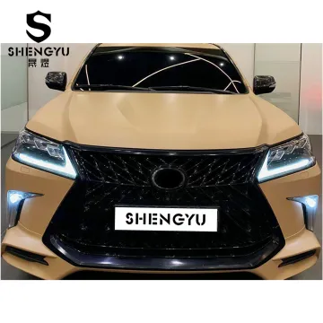 2008-2015 Lexus LX570 Front Bumper Kit with Grille and Auto Lamps for 2020 Upgrade