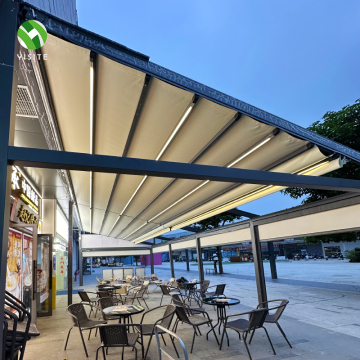 Intelligent Waterproof PVC-Coated Fabric Retractable Roof for Outdoor Windows by Chinese Factory Supplier