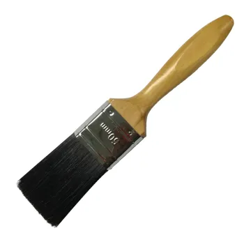 Beech Wood Handle Natural Pig Bristle Stainless Ferrule Paint Brush