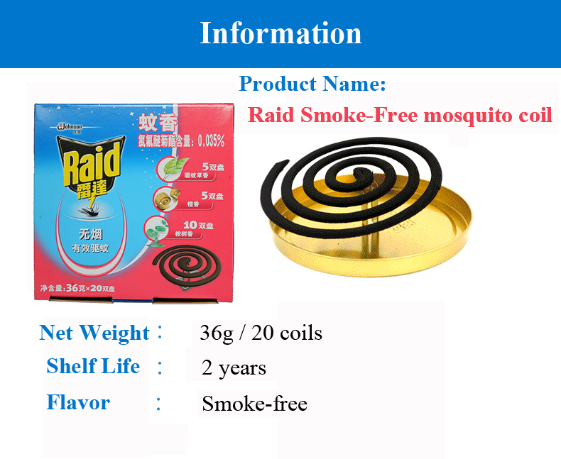 raid smoke-free mosquito coil