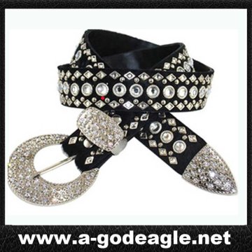 Women's diamond belt