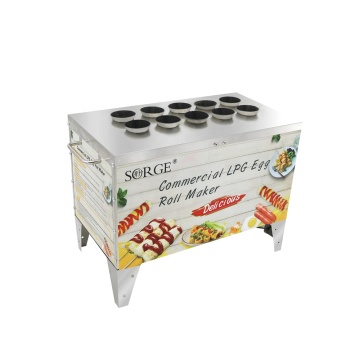 LPG Egg Sausage Roll Machines for Street Snack Food
