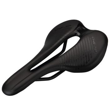 Ergonomic Black Hollow Nylon Fiber Bicycle Seat Cushion