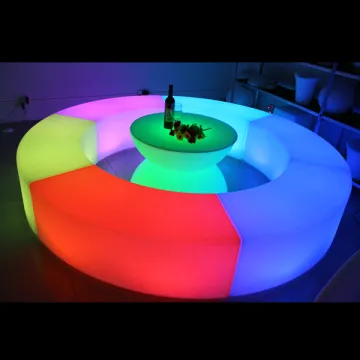 rigeba disco dj stage LED illuminated rechargeable waterproof bar chair for club