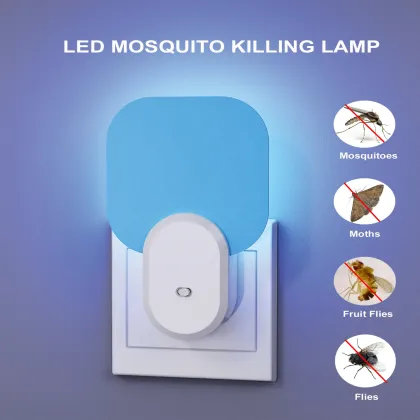 UV Flying Insect Electric Mosquito Killing Lamp - New Arrival Plug-in Lamp with Glue Paper