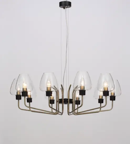 Modern Creative Living Room Minimalist Iron Chandelier