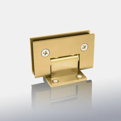 American CRL 90° Brass Shower Room Glass Hinges