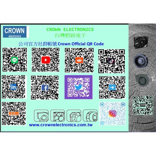 Crown 60x25 Enfriamiento DC Axial ventilador H6 Epilator