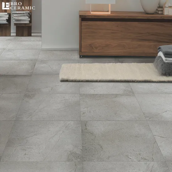 Grey Matt Finish Stone Look Vintage Ceramic & Porcelain Flooring Tiles 60x60
