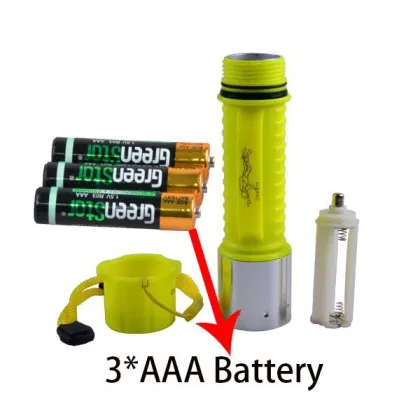 ABS Material Diving Light IP68 Water Proof LED Diving Light