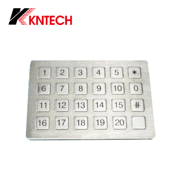 Metal Flat Keypad K9 with Buttons Dialing Kntech