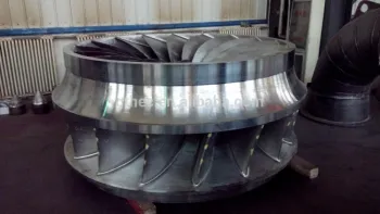 Francis turbine(turbina) runner(wheel)for hydropower(hidroelectrica)