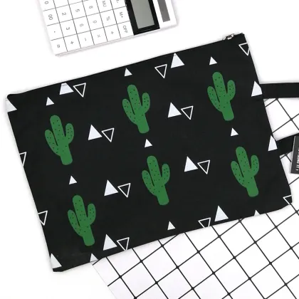 Hello cactus style oxford file holder