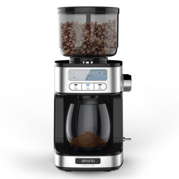 Öğütücü ile alüminyum espresso kahve makinesi