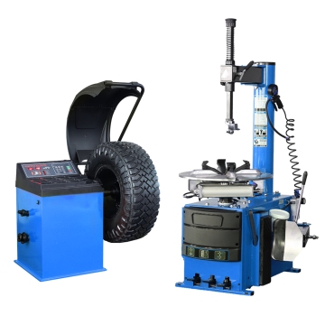 Hot Selling Factory Price: CE Certified 24" Blue Tire Changer & Wheel Balancer Combo