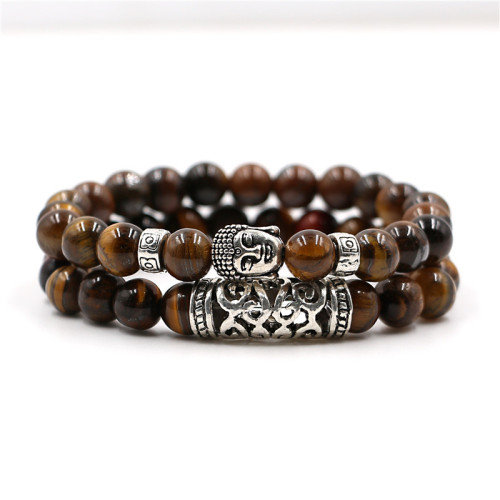 Lava stone Friendship Bracelets 2pcs