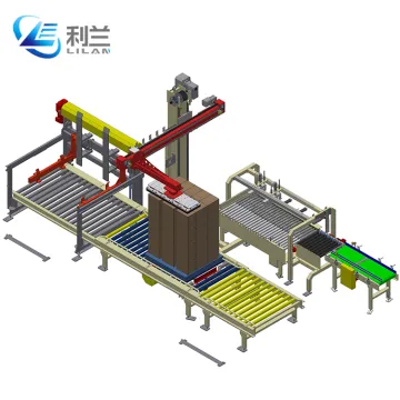 Single Column Palletizer for Bottles and Carton Packs