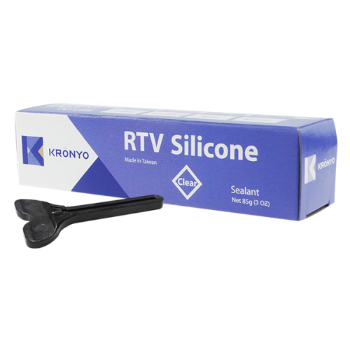 Jelas Silicone RTV untuk kemudahan bilik mandi dengan Squeezer