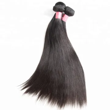 Salon Cuticle Aligned Virgin Human Hair Extension Virgin Brazilian Hair Bundles Silky Straight Hair Weave
