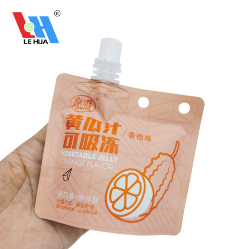 Liquid Pouch Bag With Spout Custom Aluminum Foil Spout Pouches For Juice Manufactory