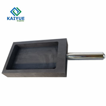 In Stock Graphite Ingot Mold Tray Box with Metal Handle
