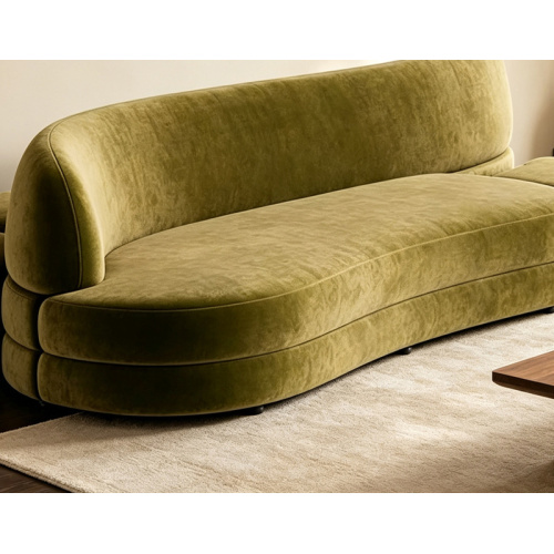Sofa Fabrik Dua Sisi Melengkung