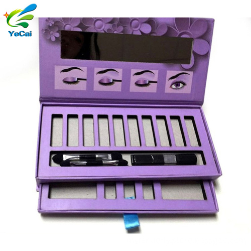 Free sample high quality cosmetic makeup palette empty private label eyeshadow palette