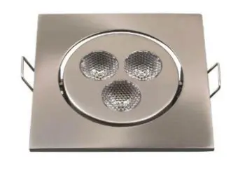 hotsale fisheye LED lamp Square 3w fancy pull down light