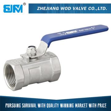 1/4-4 Inch Female threaded Stainless Steel 1PC Ball Valve 1000WOG