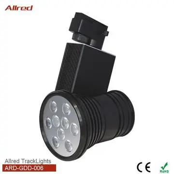 9watt Black LED Track Spotlights Track Head