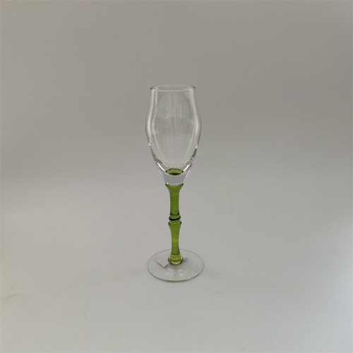 Creative design bamboo joint stem wine glass