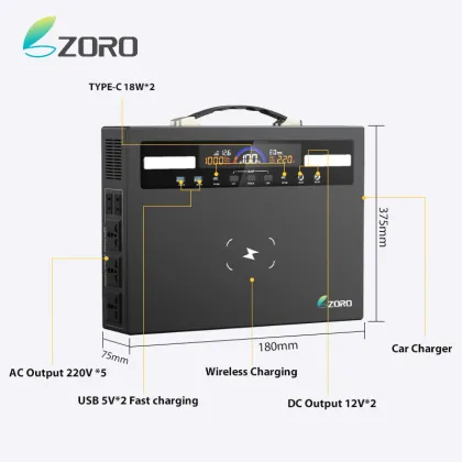 Baseus 1000W 960Wh QC 3.0 High Quality Portable Power Station for Garden Safeguard