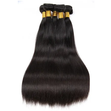 Free Shipping Wholesale 16 18 20 Inch Human Hair Weave Bundles Brazilian Virgin Hair Straight