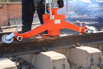 Electric rail grinding machine rail profile grinder