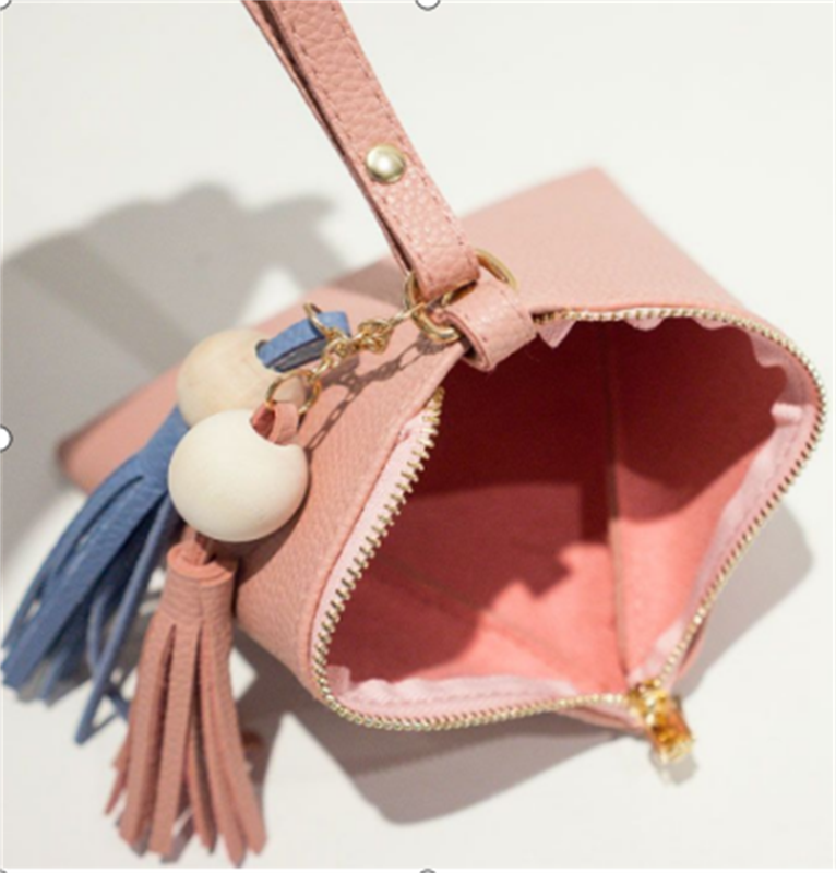 Dompet Mini Pink Portable Korea