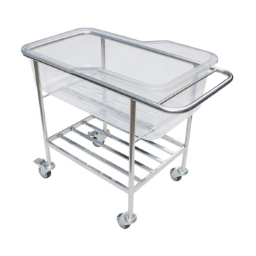Pediatric Stainless Steel Clinic Baby Cart