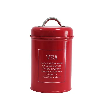 Metal Tea Coffee Sugar Canisters