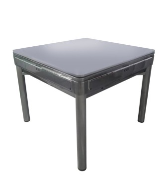 Casino Quality Thick MDF Wood Leather Automatic Mahjong Table