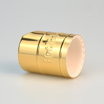 Couleur naturelle personnalisée Gold Press Cap 28 mm 24 mm 20 mm