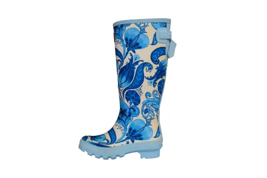 Top High customize print fashionable rain boots