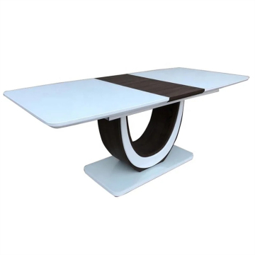 Factory Direct Modern Marble & Ceramic Top Dining Table with Aluminum Base - Perfect for Home Use