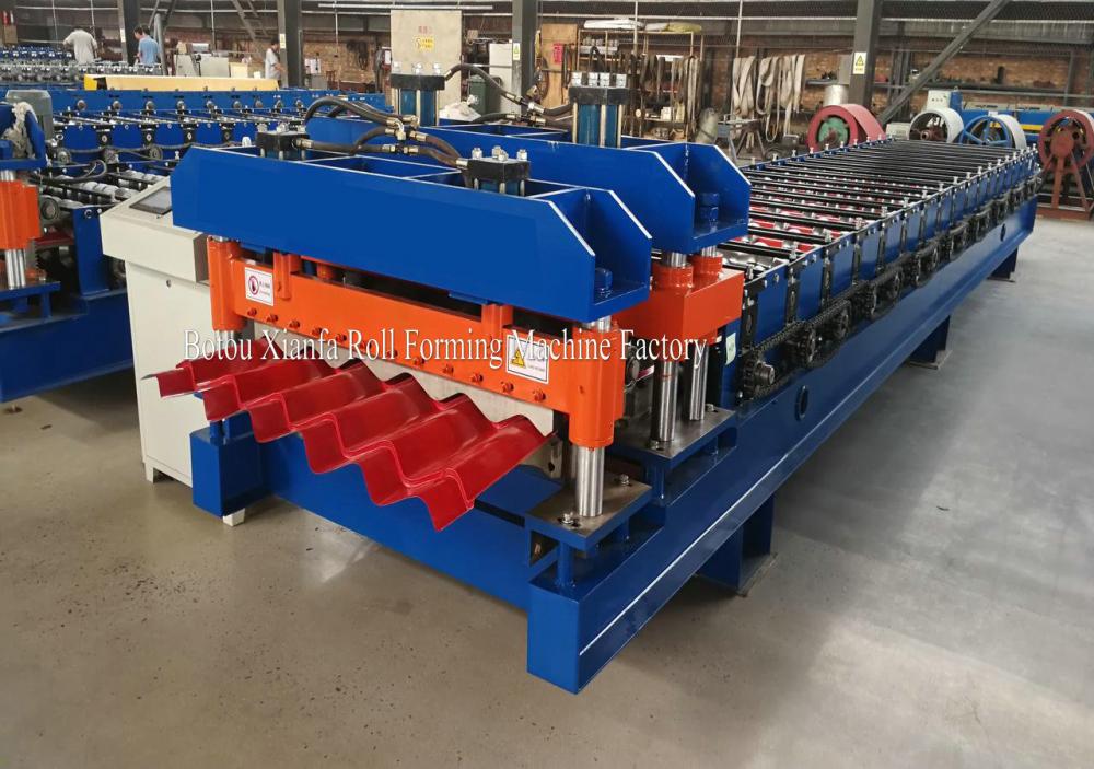 Arc Corrugated Roof  Glazed Forming Machine