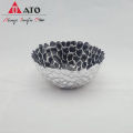 European Tray Embossed bowl with Aluminzing&Spray