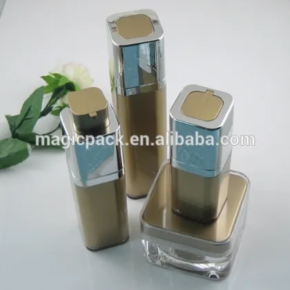 brown cream bottle plastic facial mask packaging
