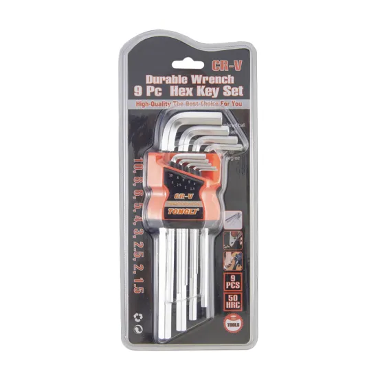ANSI Standard 5-Sided Middle Long Arm Allen Key Set