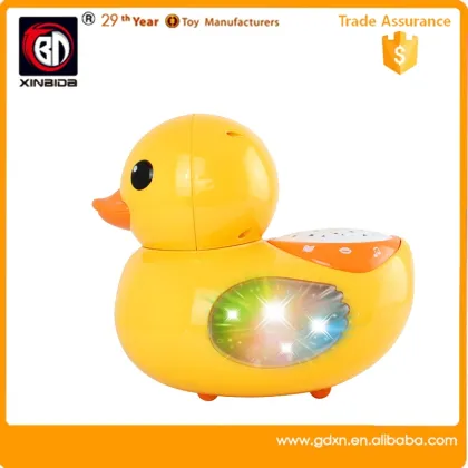 Yellow duck kids learning toy learning machine